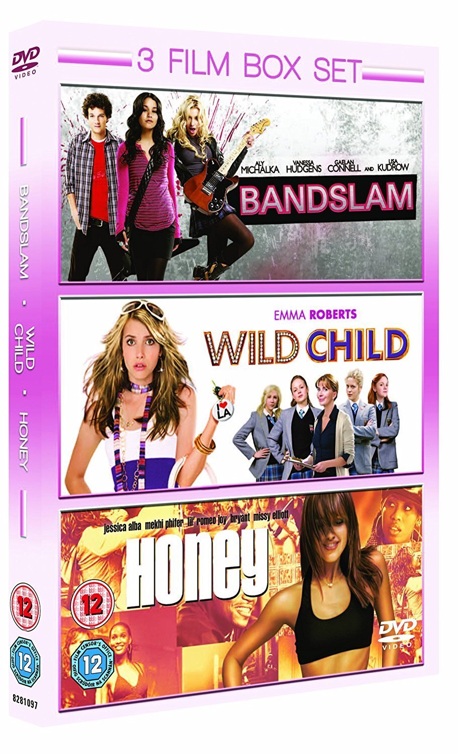 Bandslam/Wild Child/Honey (DVD) Vanessa Hudgens Lisa Kudrow Gaelan Connell