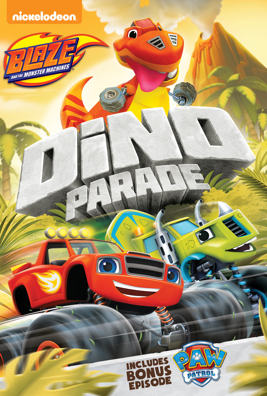 Blaze and the Monster Machines: Dino Parade (DVD) Nolan North Nat Faxon