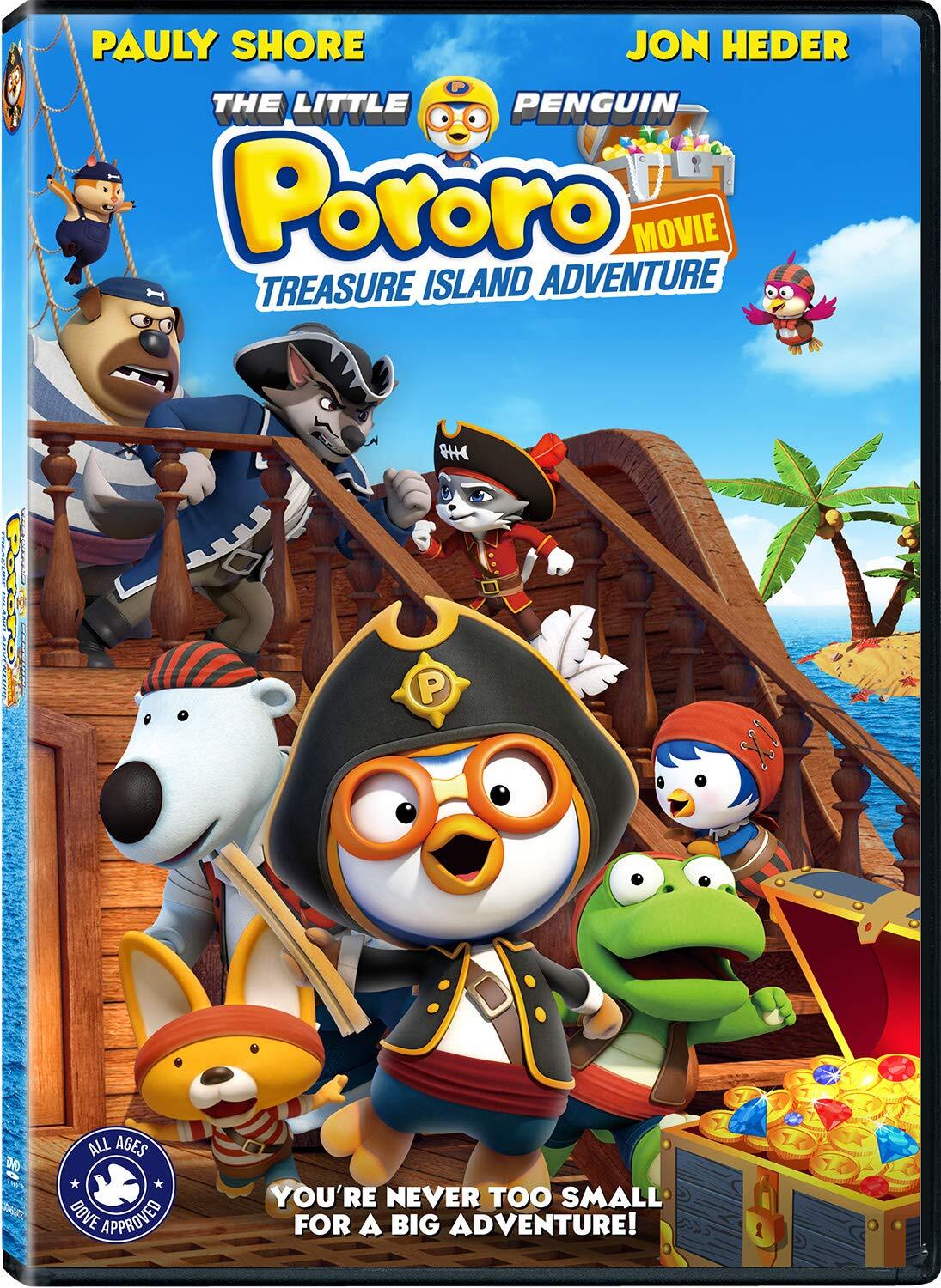 Pororo: Treasure Island Adventure (DVD) Shore Pauly Heder Jon
