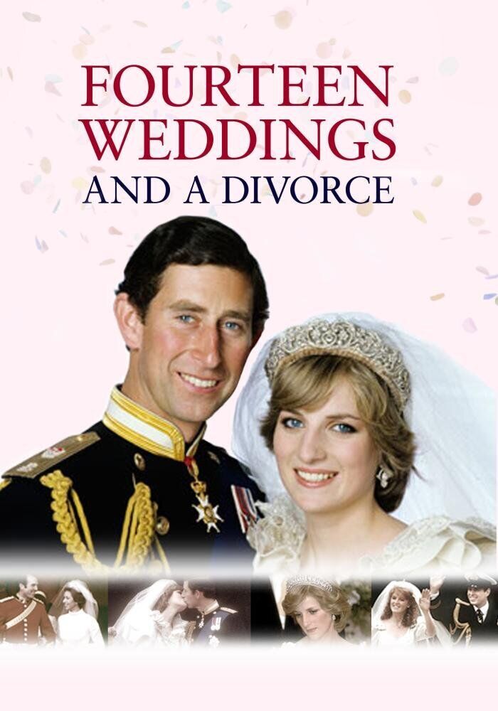 Fourteen Weddings and a Divorce (DVD) Prince Andrew Prince Charles Princess Anne