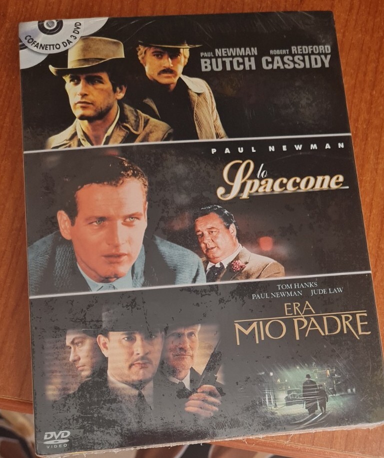 Dvd COFANETTO Newman BUTCH CASSIDY-LO SPACCONE-ERA MIO PADRE ed italiana NUOVO