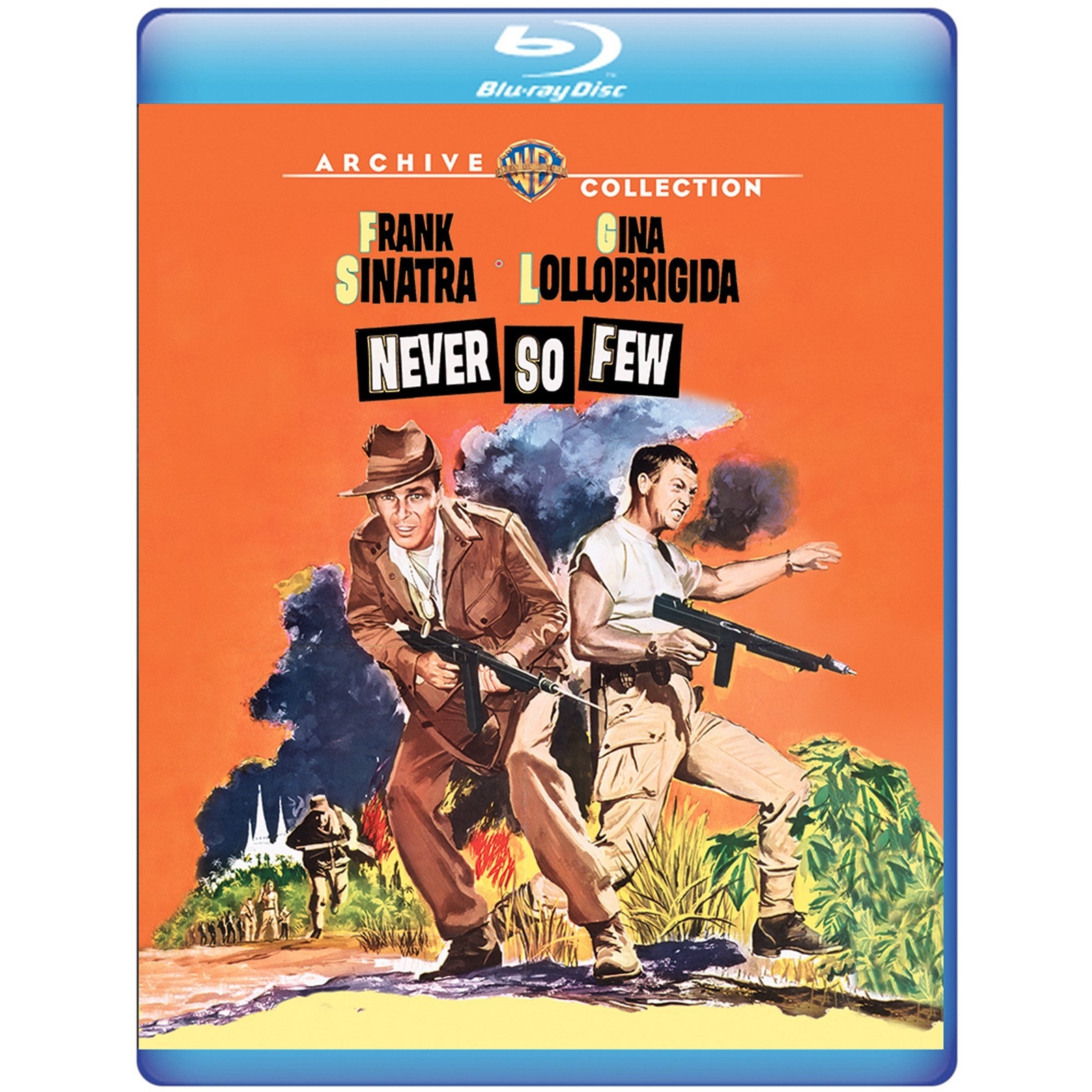 Never So Few (Blu-ray) Peter Lawford Richard Johnson Steve McQueen Brian Donlevy