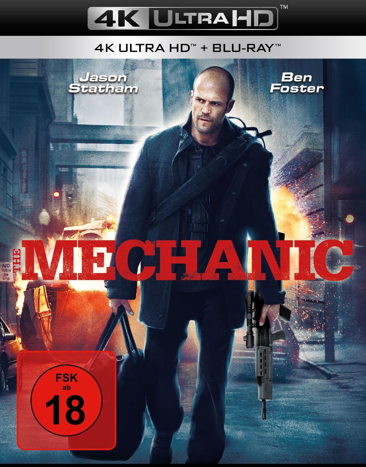 The Mechanic (4K Ultra HD) (+ Blu-ray) (4K UHD Blu-ray) Statham Jason Foster Ben