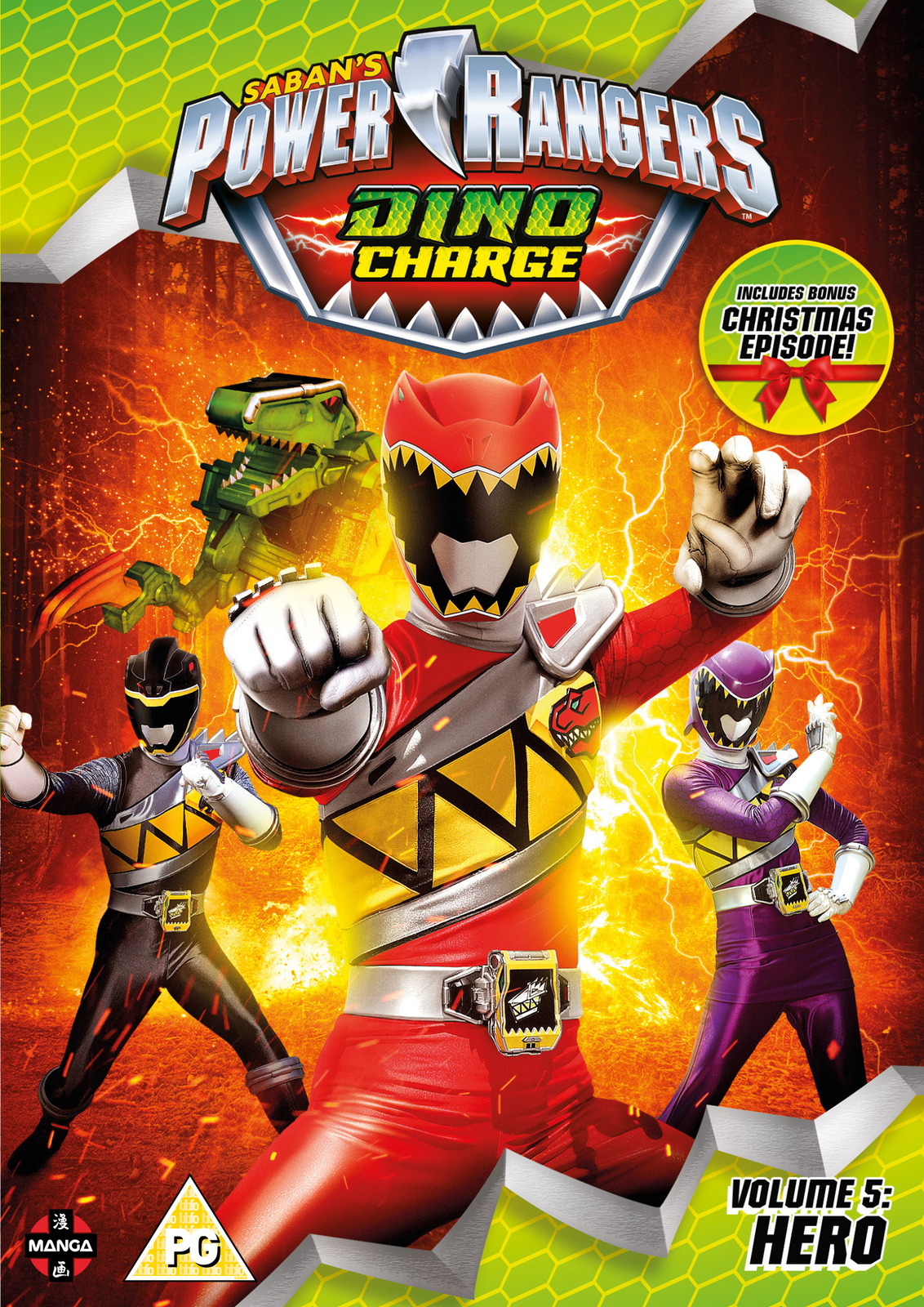 Power Rangers Dino Charge: Volume 5 - Hero (DVD) Jarred Blakiston Ryan Carter