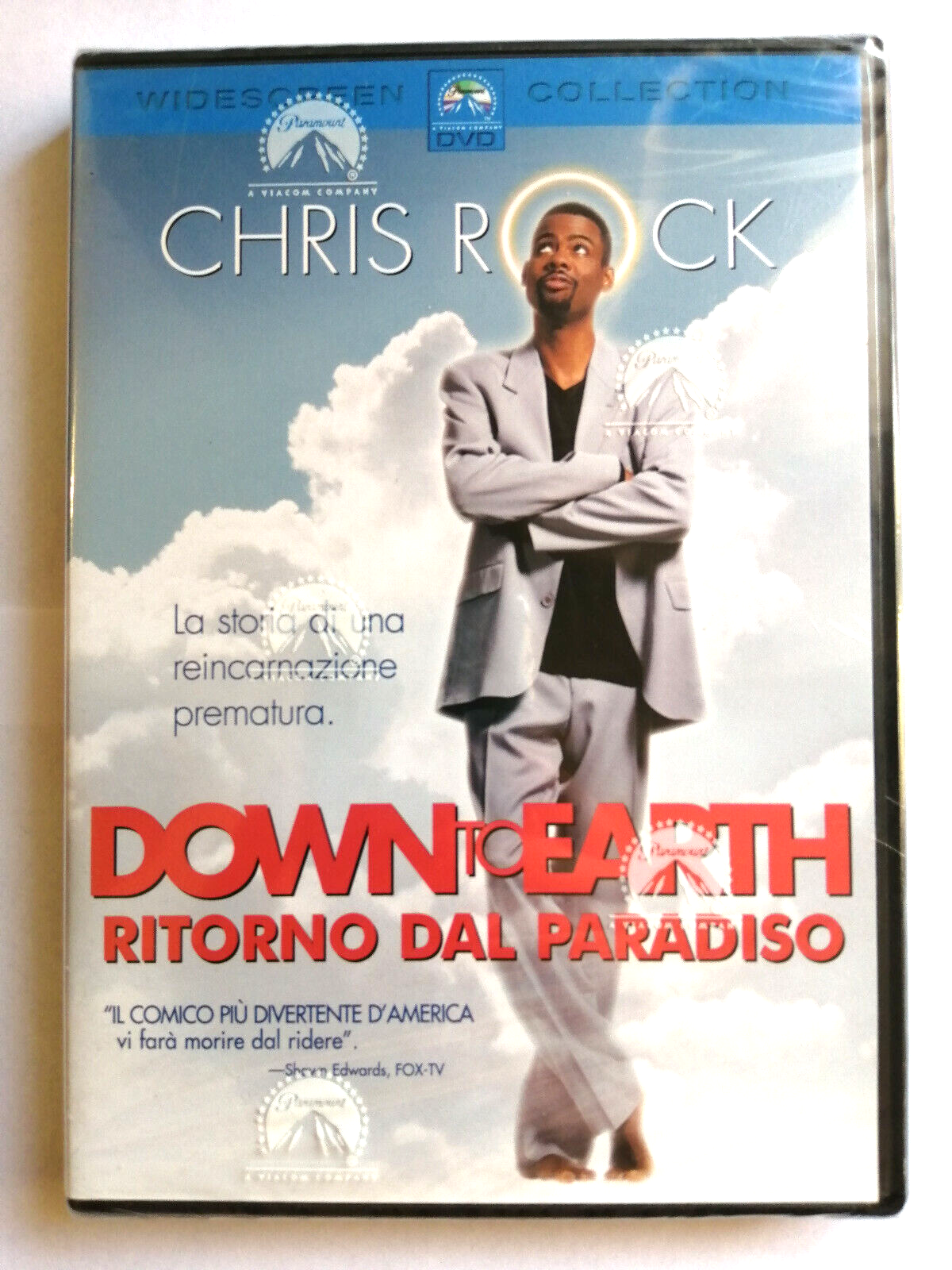 DOWN TO EARTH RITORNO DAL PARADISO DVD FILM NUOVO SIGILLATO Chris Rock