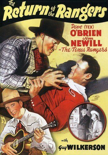 Texas Rangers: Return Of The Rangers (DVD) Dave O'Brien Jim Newill Guy Wilkerson
