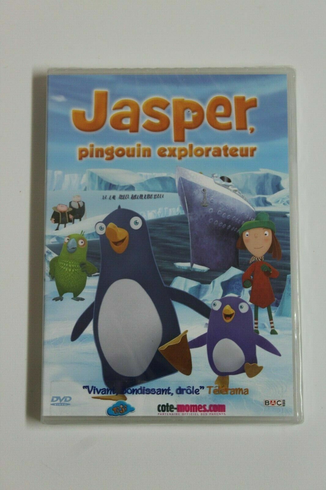 JASPER Pinguino Explorador - DVD Animacion -  Audio Francia - NUEVO EN BLISTER