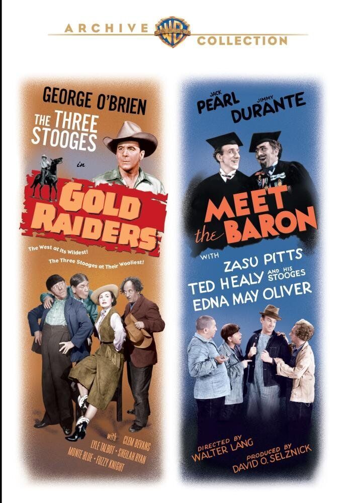 Gold Raiders / Meet The Baron (DVD) Shemp Howard Ted Healy ZaSu Pitts Jack Pearl