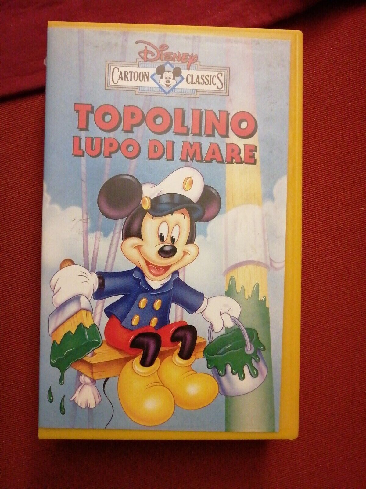TOPOLINO LUPO DI MARE, DISNEY, (1994) VHS,PAL,NUOVA NON SIGILLATA