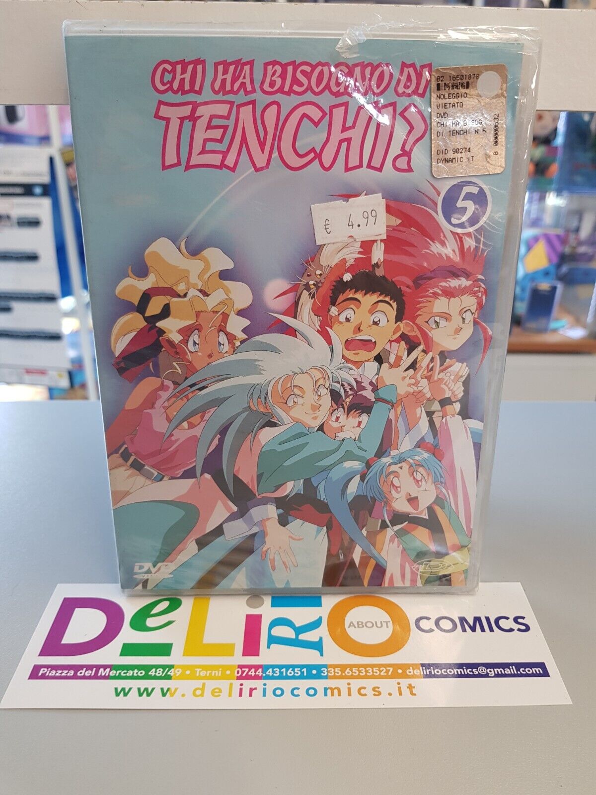 DVD CHI HA BISOGNO DI TENCHI? N.5 Ed. DYNIT OFFERTA SPECIALE 50%!