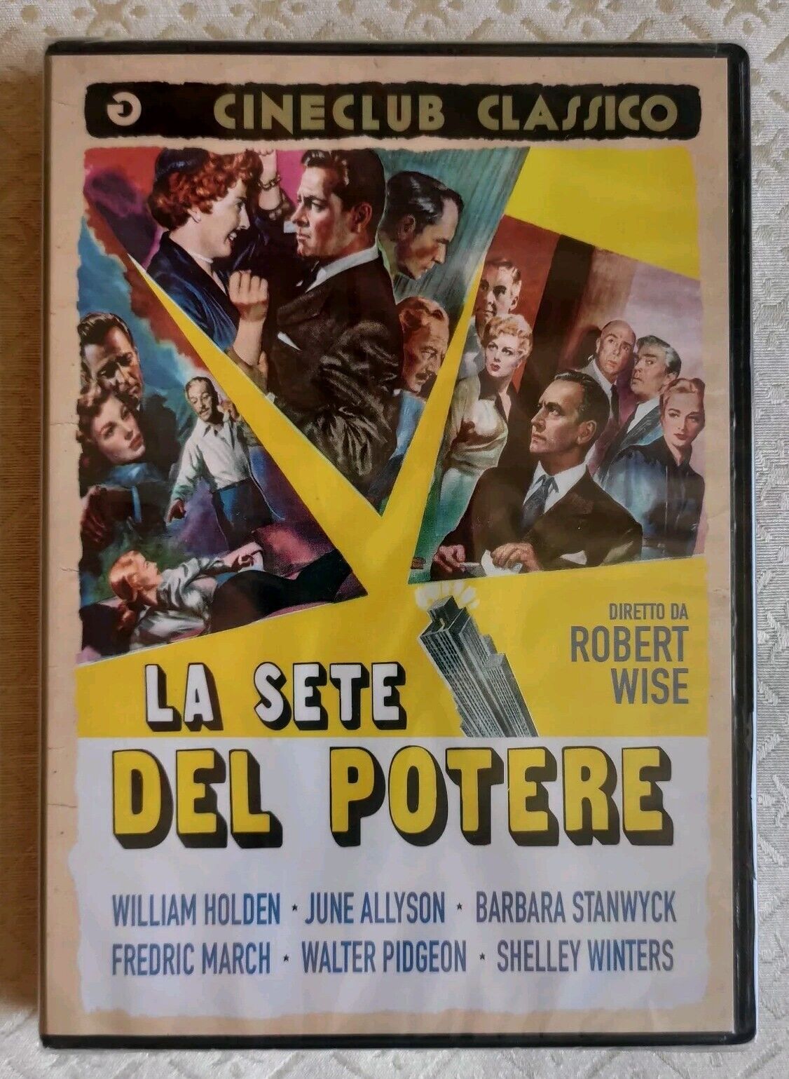 Dvd  LA SETE DEL POTERE Robert Wise  William Holden  Barbara Stanwyck  ****NUOVO