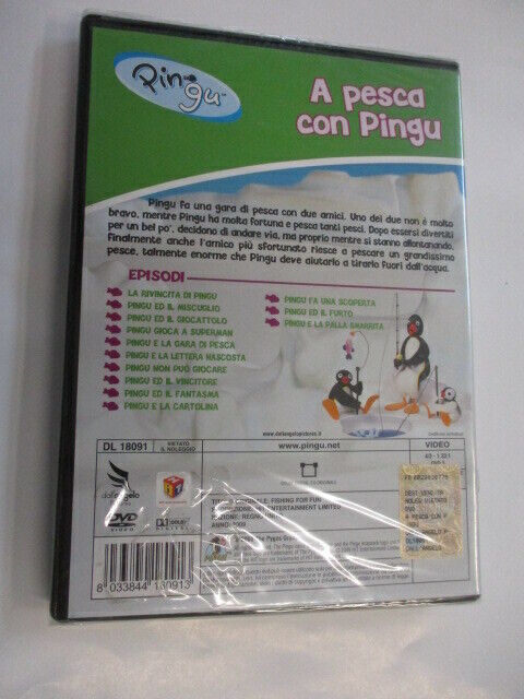 A PESCA CON PINGU - DVD SIGILLATO ANIMAZIONE