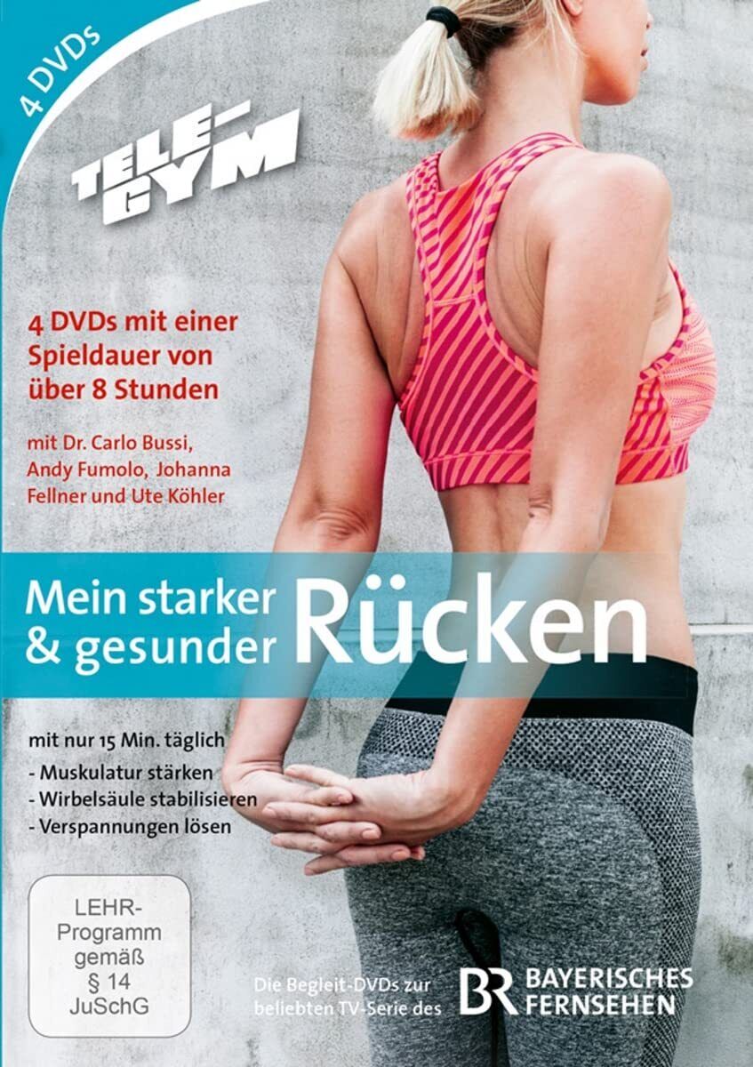 TELE-GYM Mein starker & gesunder Rücken Box (DVD) Dr. Carlo Bussi Andy Furmolo
