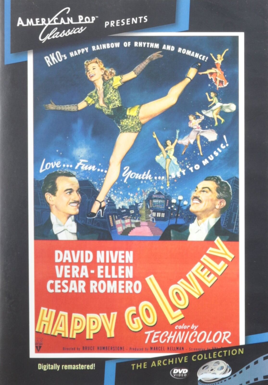 Happy Go Lovely (DVD) Cesar Romero David Niven Vera Ellen