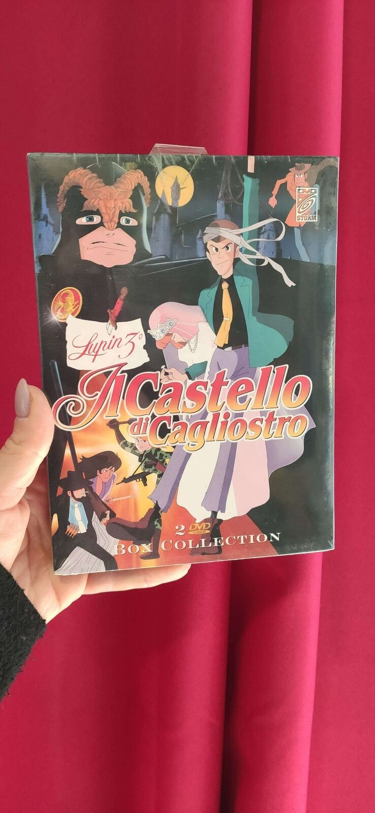 LUPIN III 3° "Il castello di cagliostro" BOX COLLECTION con 2 DVD anno di pro...