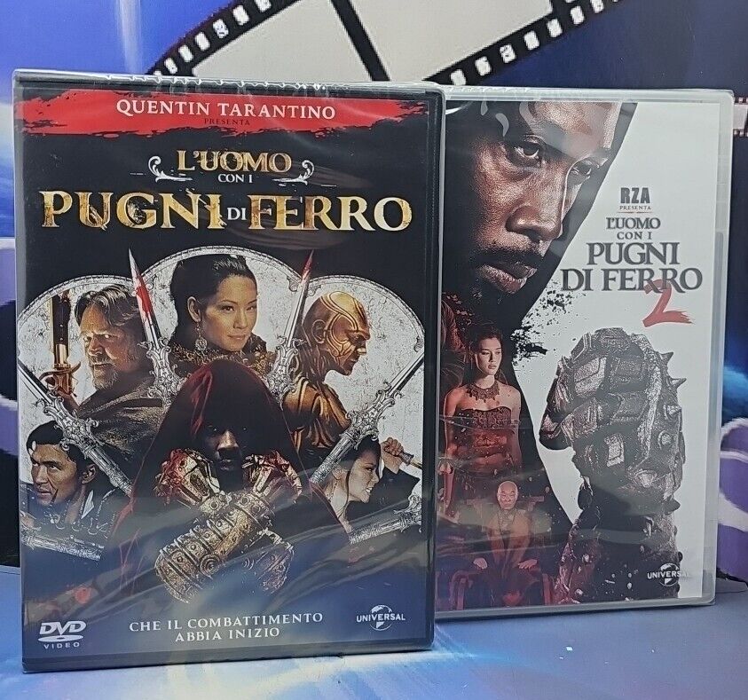 L'UOMO CON I PUGNI DI FERRO DVD 1 - 2 Quentin Tarantino Rza *NUOVO*