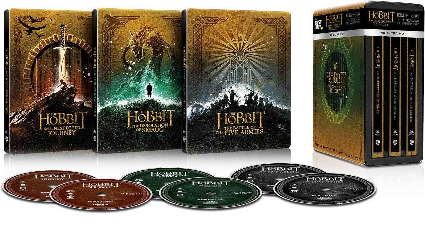 Blu-Ray 4K Uhd Hobbit (Lo) Library Steelbook (6 4K Ultra Hd)