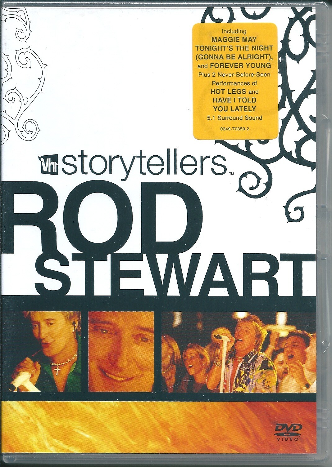 Rod Stewart. VH1 Storytellers (2004) DVD NUOVO Tonight's The Night. Cigarettes A