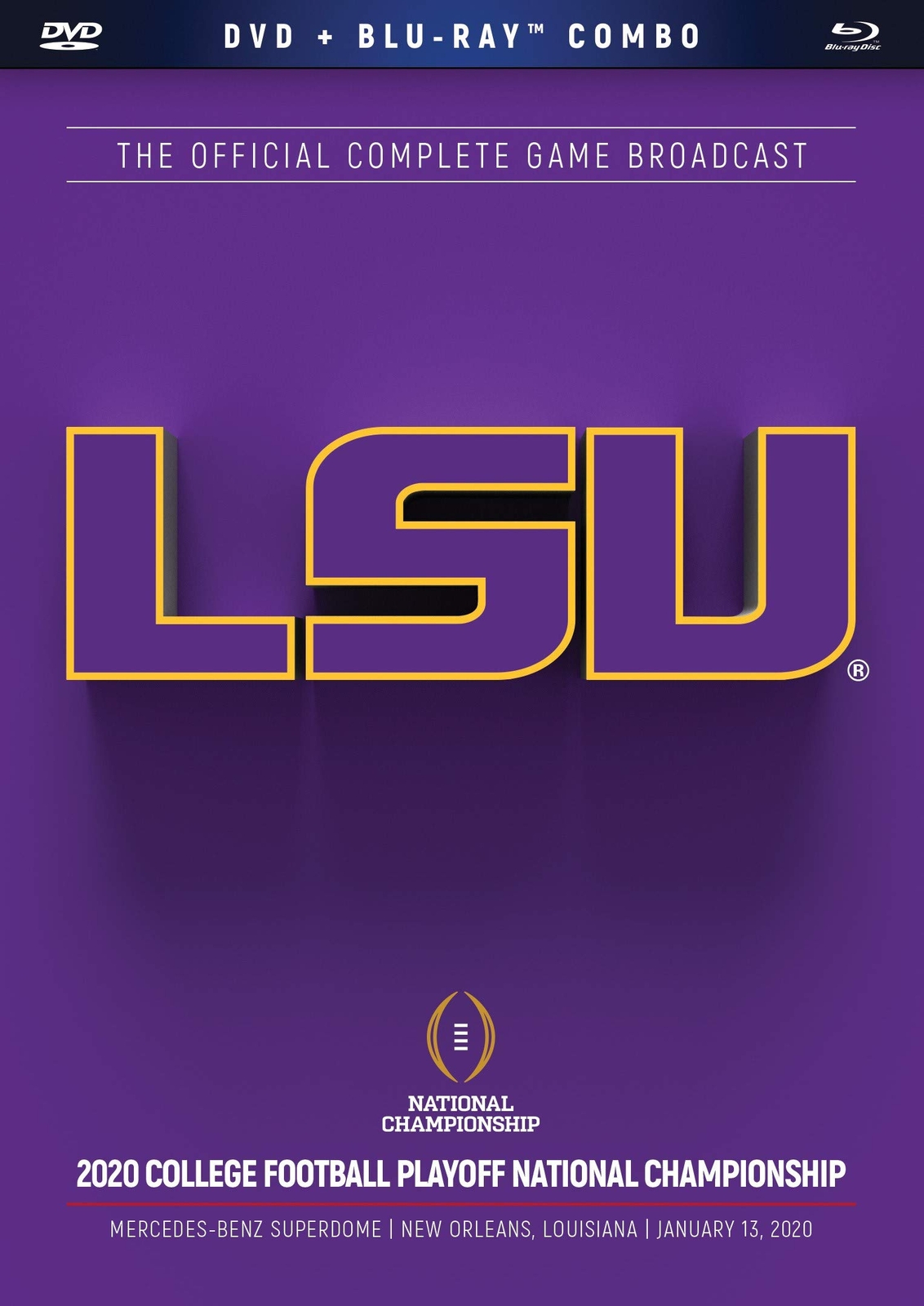 2020 CFP National Championship LSU (DVD+BD Combo) (DVD)