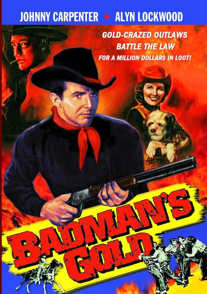 Badman's Gold (DVD) Alyn Lockwood Johnny Carpenter
