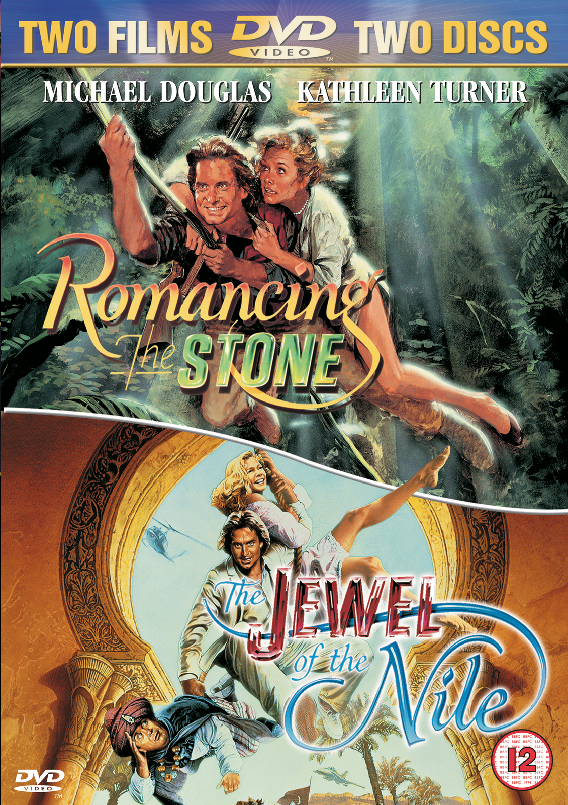 Romancing The Stone/ The Jewel of the Nile Double Pack [DVD] [1986] [UK Im (DVD)