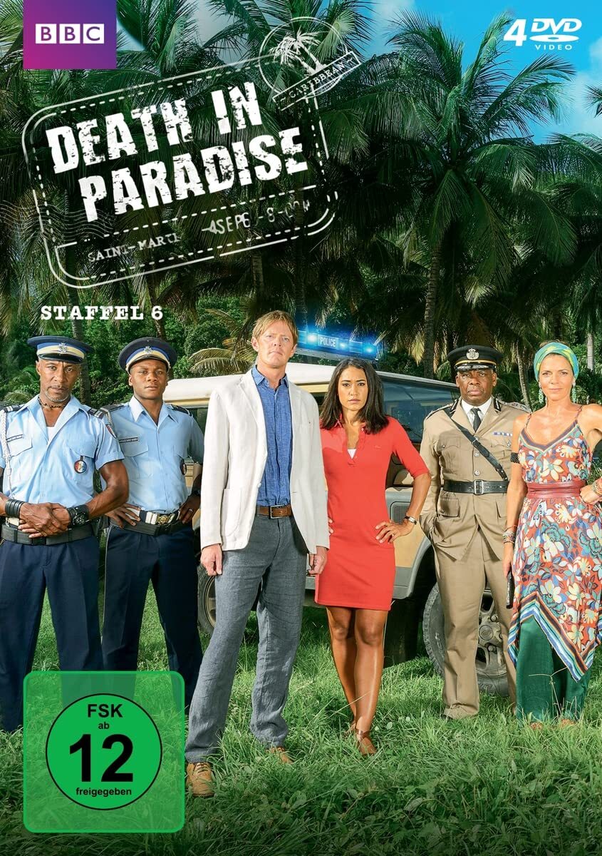 Death in Paradise - Staffel 6 (Ltd. Edition + Palmen-Getränkehalter) [4 DV (DVD)