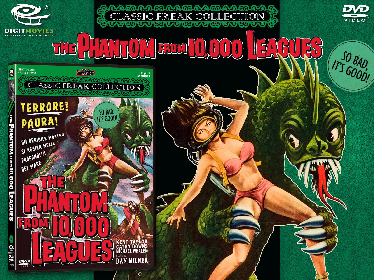 The phantom from 10,000 leagues (Classic Freak Video - FVC009) Nuovo