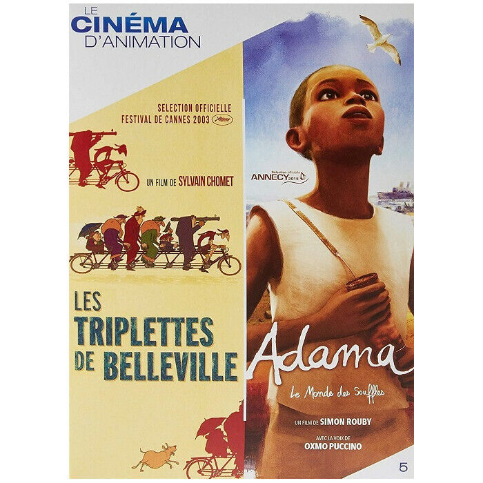 Il Cinema di Animazione 4 Le Triplettes Belleville + Adama Cofanetto DVD Nuova