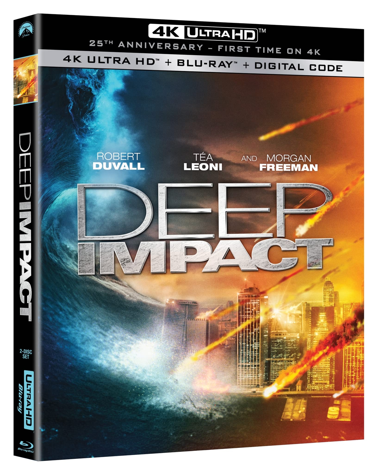 Deep Impact (Blu-ray) Morgan Freeman Tea Leoni Robert Duvall