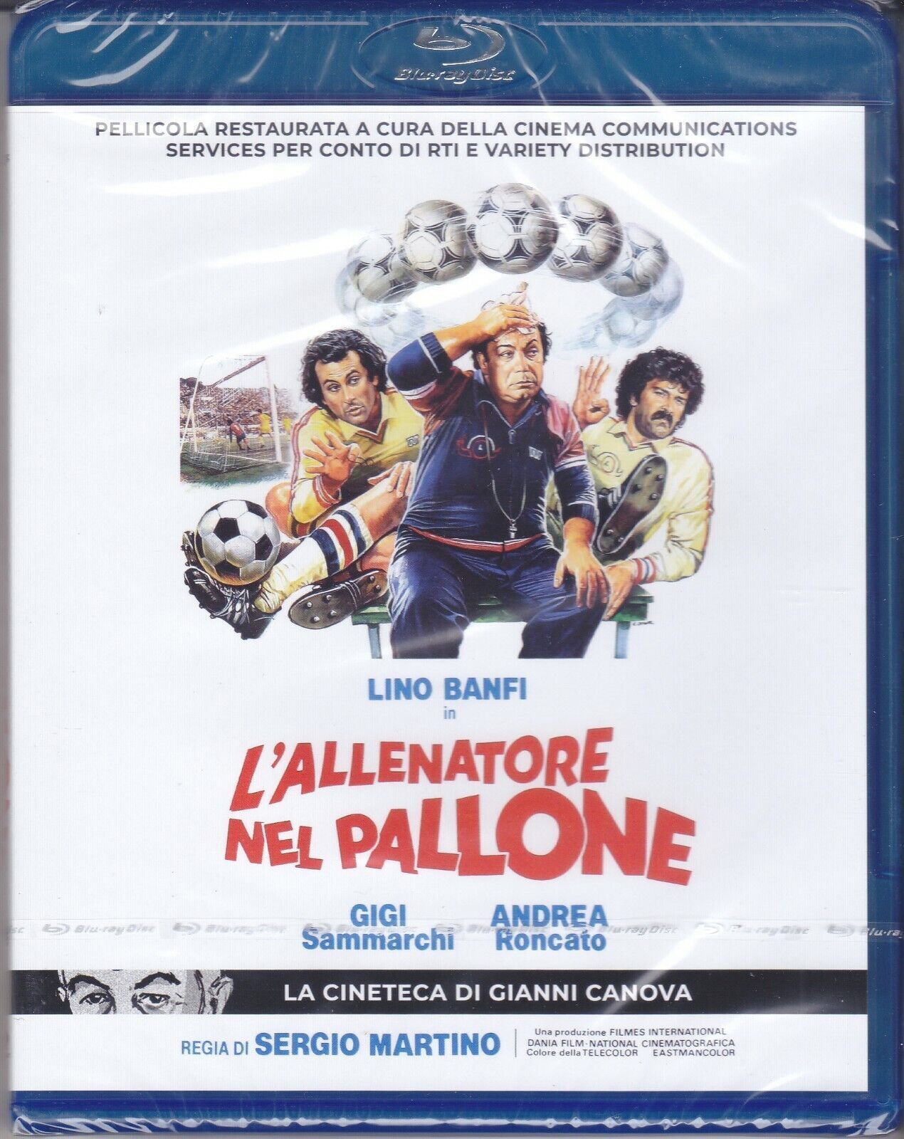 Blu-ray L'ALLENATORE NEL PALLONE con Lino Banfi nuovo 1984