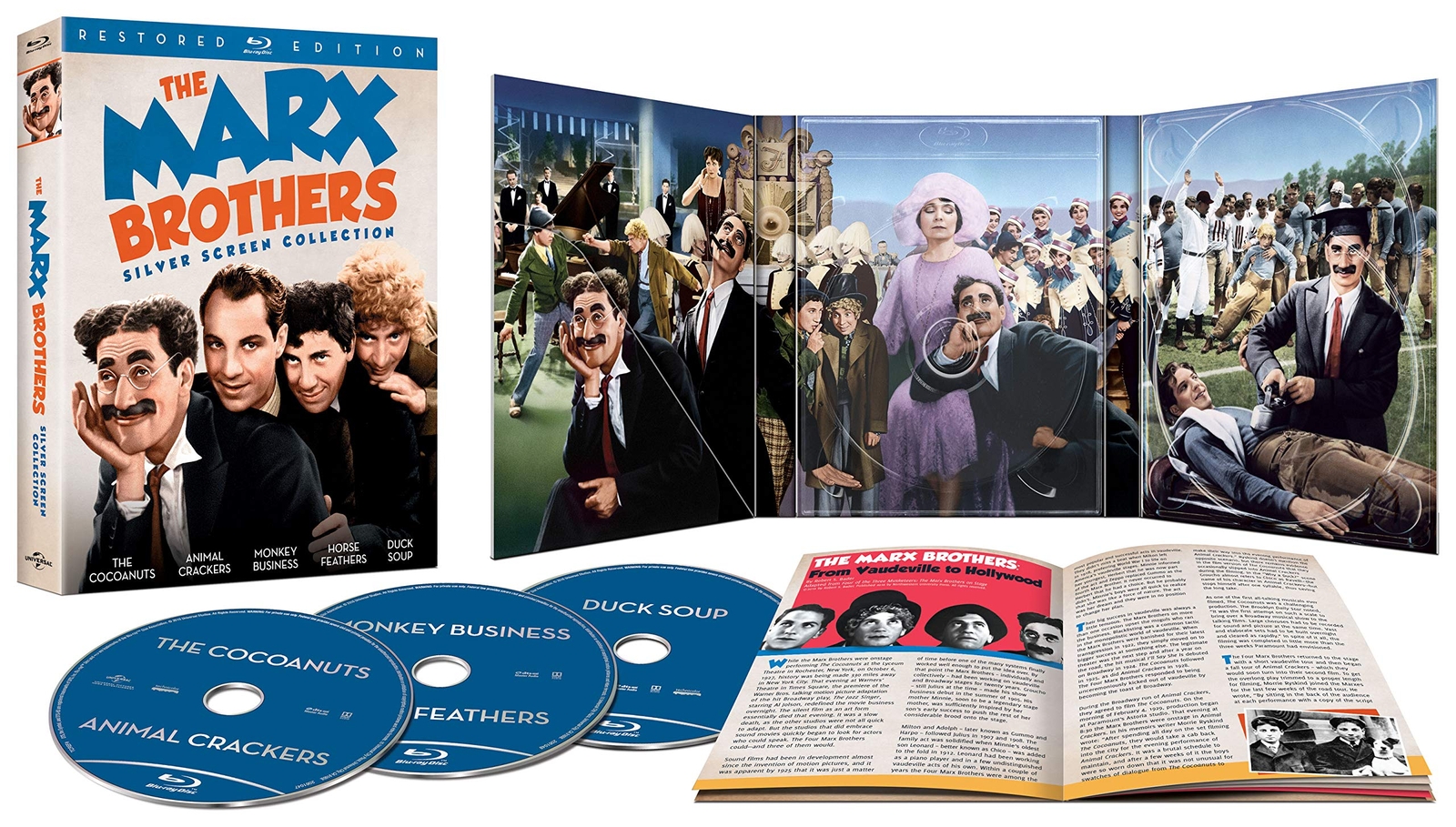 The Marx Brothers Silver Screen Collection (The Cocoanuts / Animal Cra (Blu-ray)