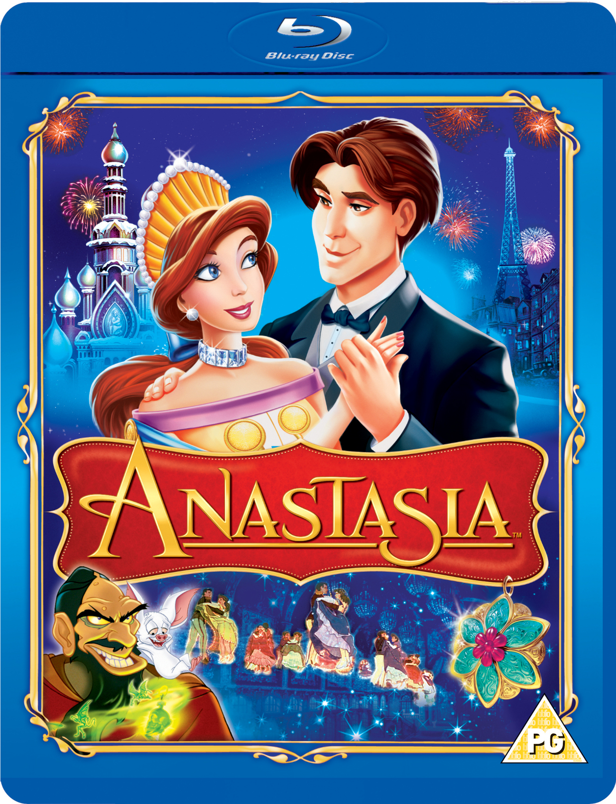 Anastasia (Blu-ray) Meg Ryan John Cusack Kelsey Grammer Christopher Lloyd