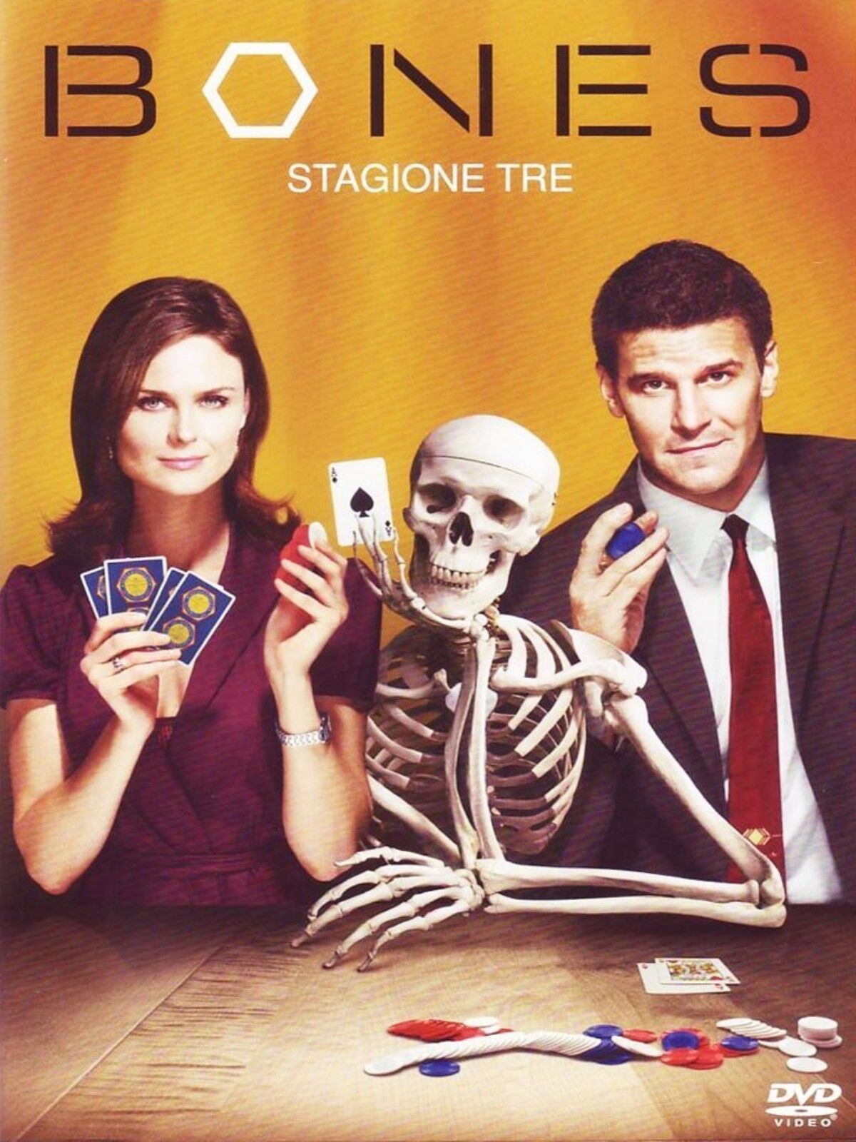 COFANETTO DVD - BONES STAGIONE 3 SERIE TV (4 DVD) - Nuovo!!