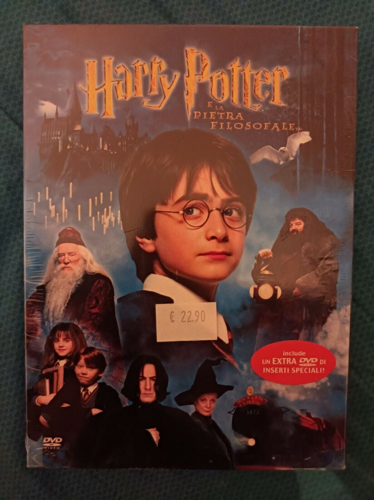 DVD Harry Potter e la pietra filosofale (2001) Digipack 2 Dischi NUOVO Warner Z8
