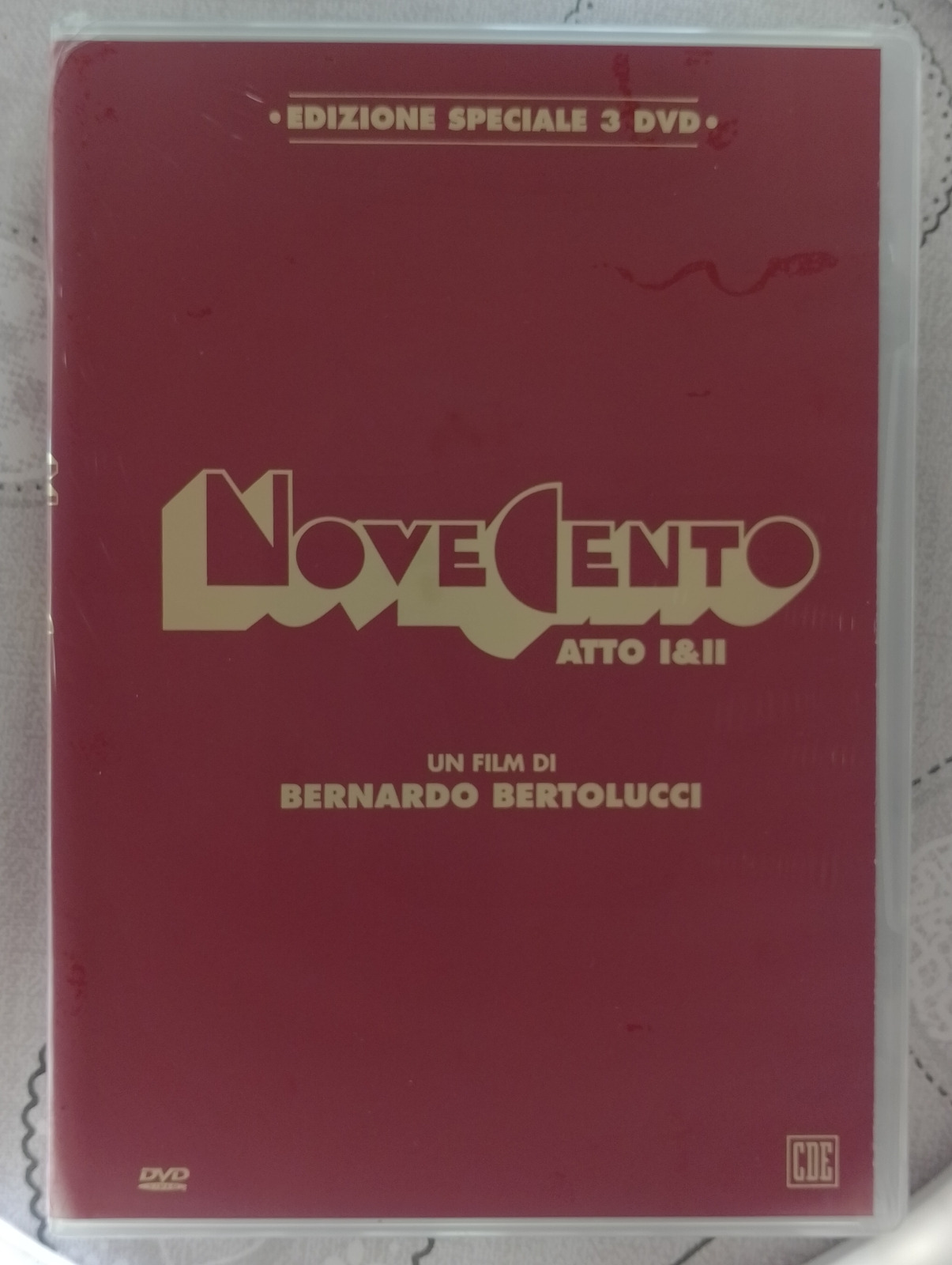 Novecento Atto 1 & Atto 2 Bernardo Bertolucci (3 Dischi) Dvd Nuovo