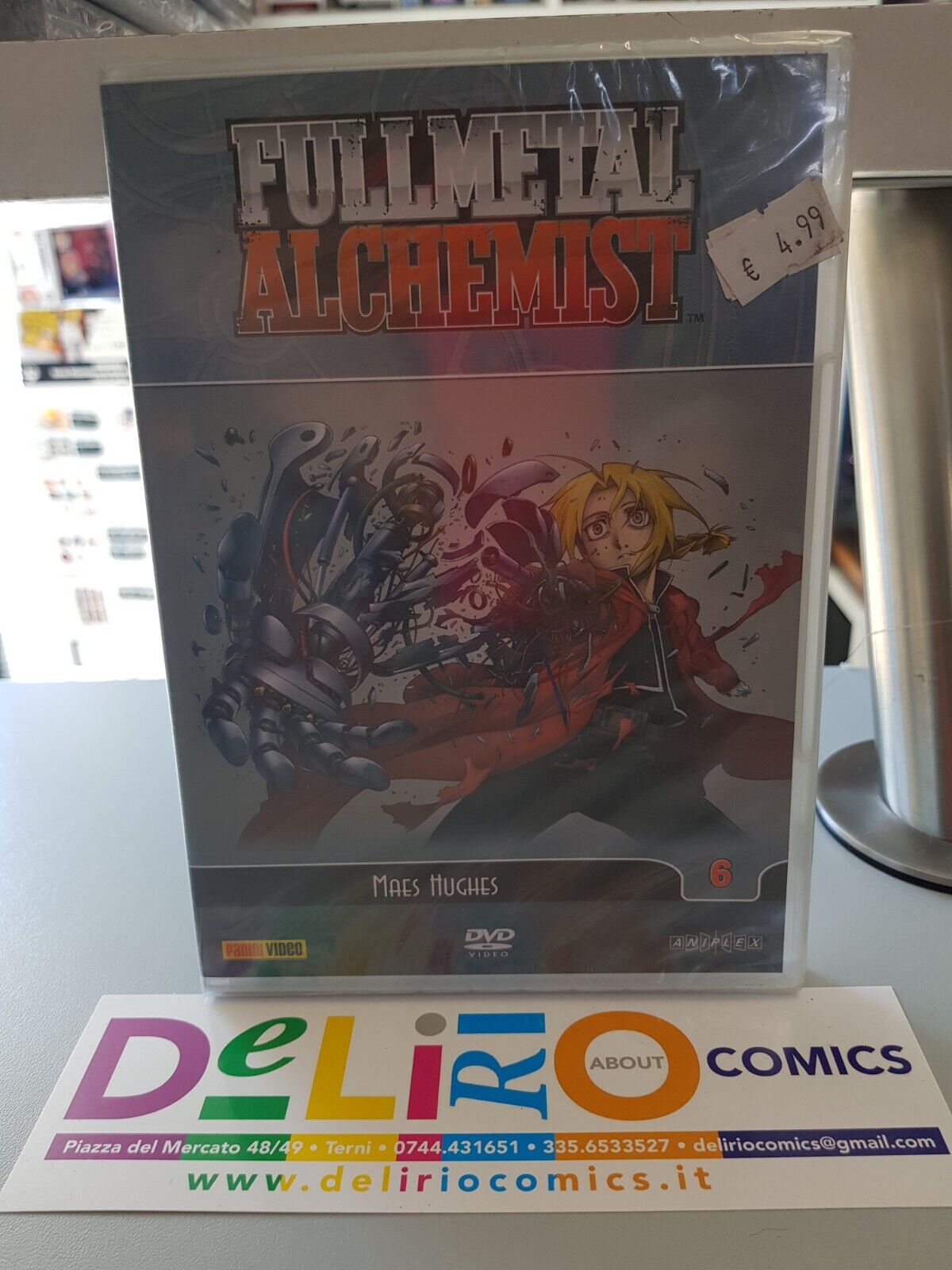 DVD FULLMETAL ALCHEMIST N.6 Ed. DYNIT OFFERTA SPECIALE 50%!