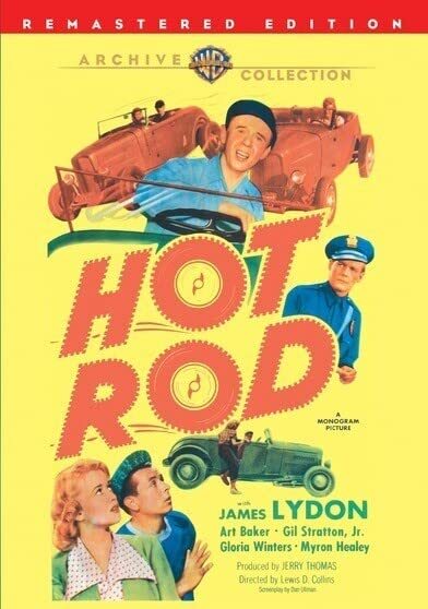Hot Rod (DVD) Art Baker Gil Stratton Jr. Gloria Winters James Lydon Myron Healy