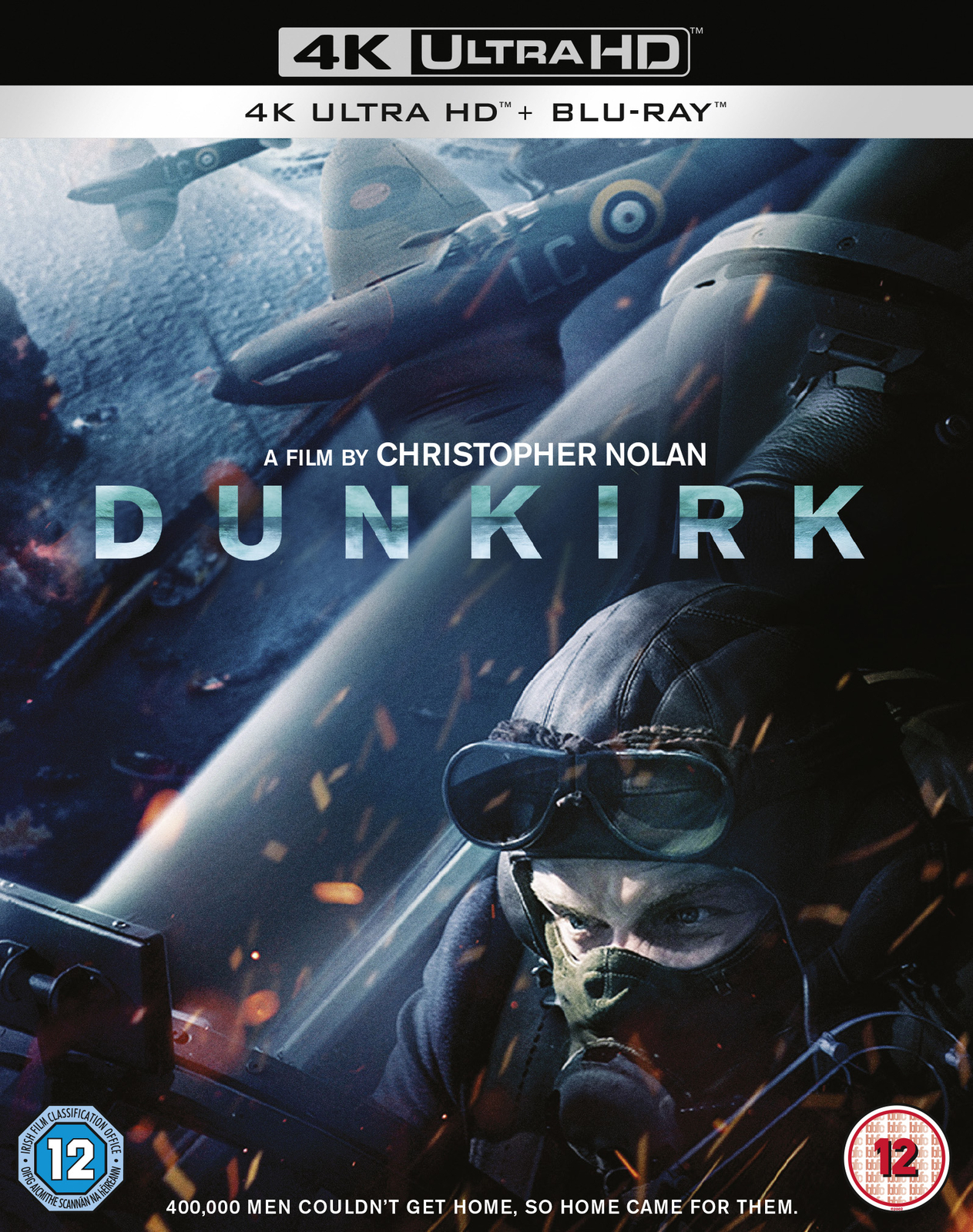 Dunkirk (2017) (4K UHD Blu-ray) Aneurin Barnard Barry Keoghan Cillian Murphy