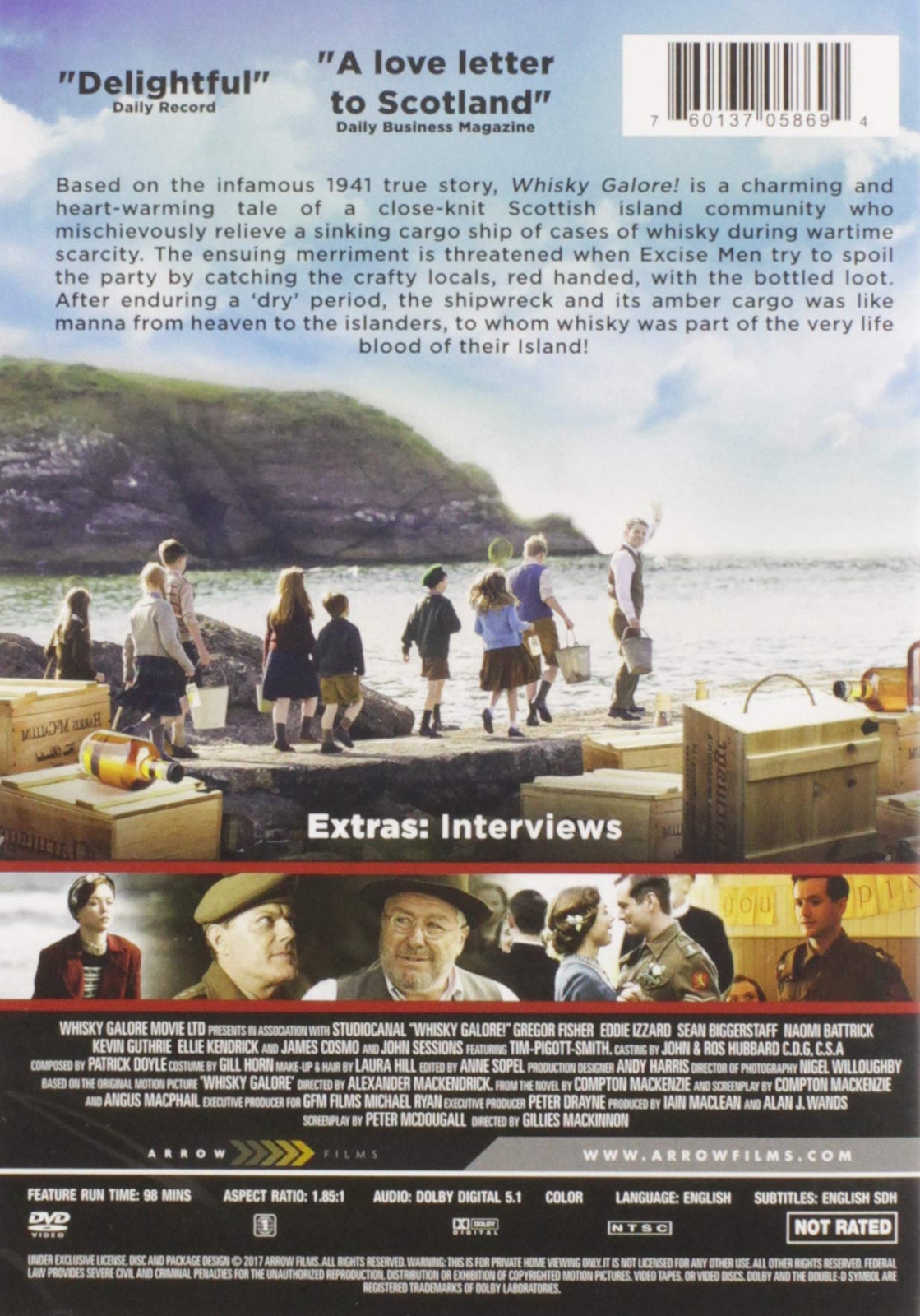 Whisky Galore! (DVD) Eddie Izzard Gregor Fisher Ellie Kendrick Sean Biggerstaff