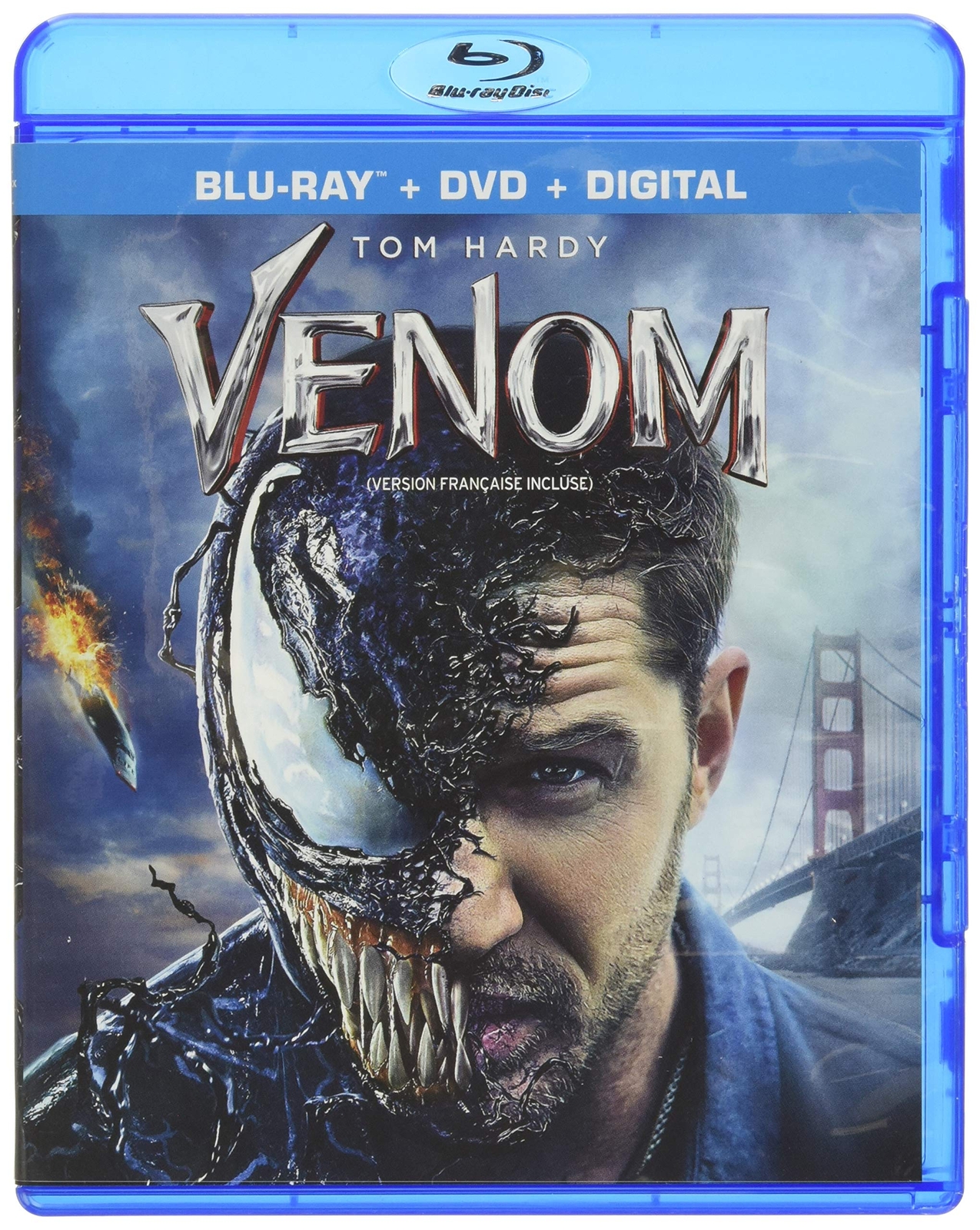 Venom (Blu-ray) Jenny Slate Scott Haze Tom Hardy Riz Ahmed Michelle Williams