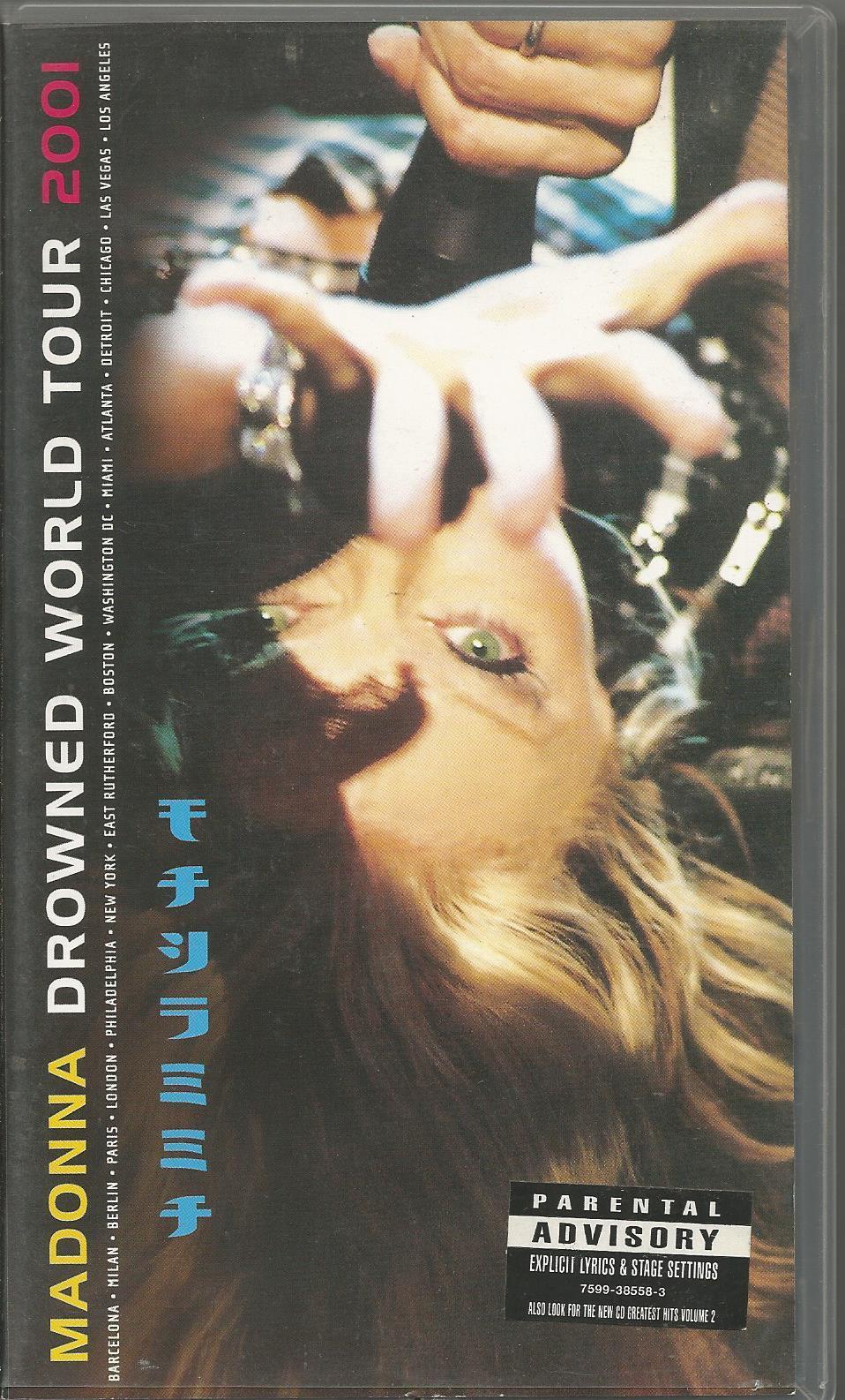 Madonna. Drowned World Tour 2001 (2001) VHS NUOVA NON SIGILLATA NEW NOT SEALED