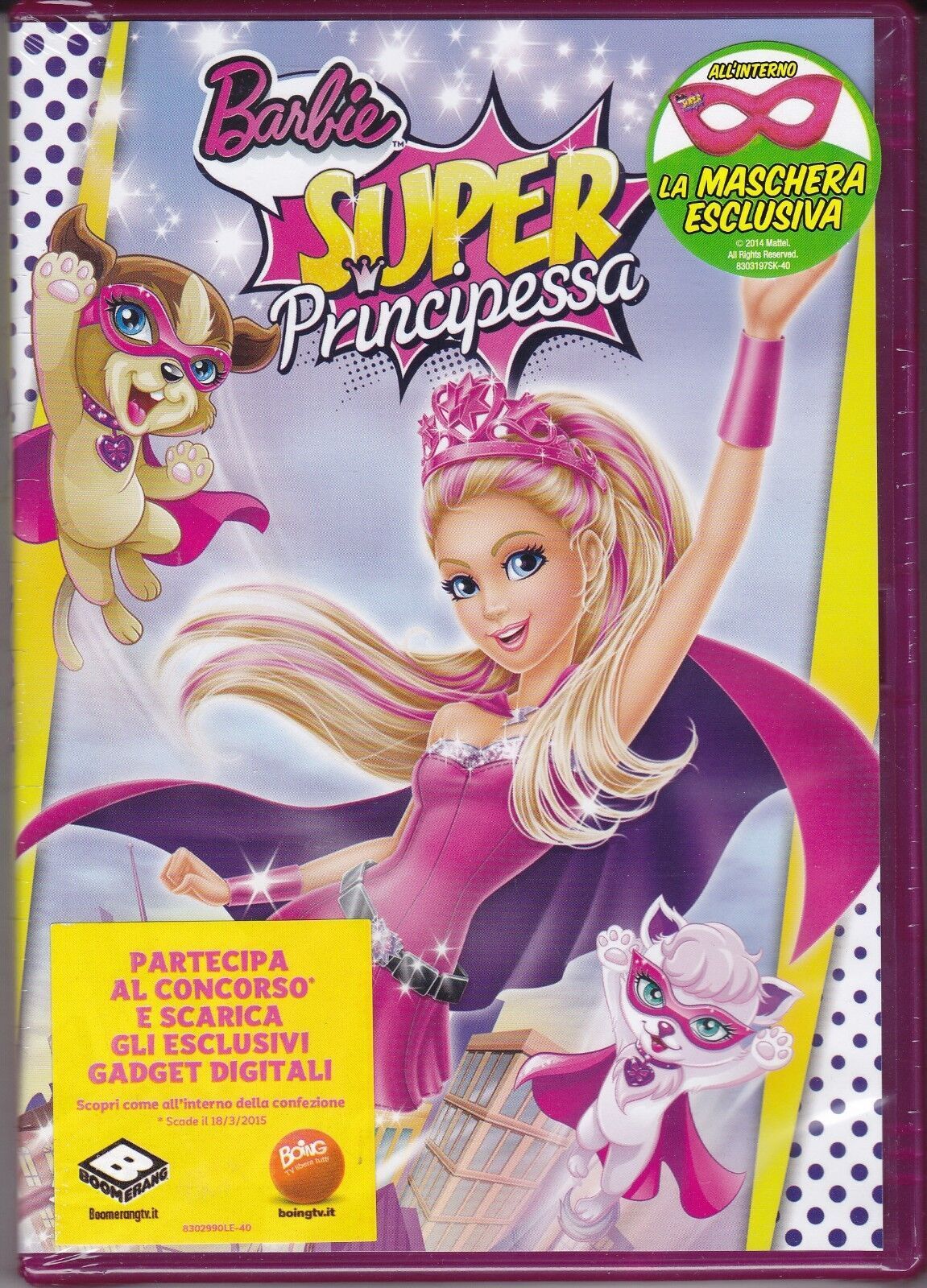 Dvd BARBIE - SUPER PRINCIPESSA nuovo sigillato 2015