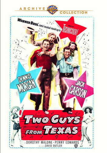 Due Guys Da Texas DVD (1948) - Dennis Morgan, Jack Carson, David Butler