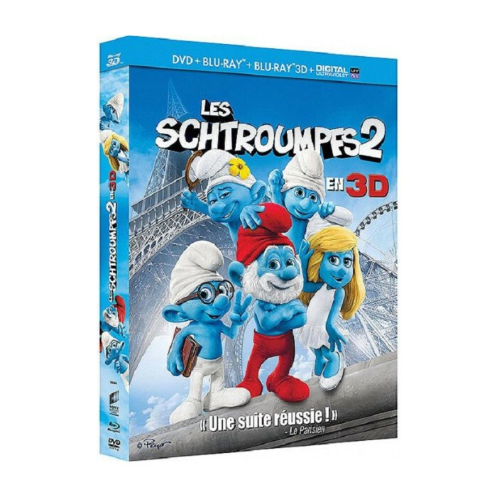 Le Puffi 2 Blu-Ray 3D + DVD Nuova