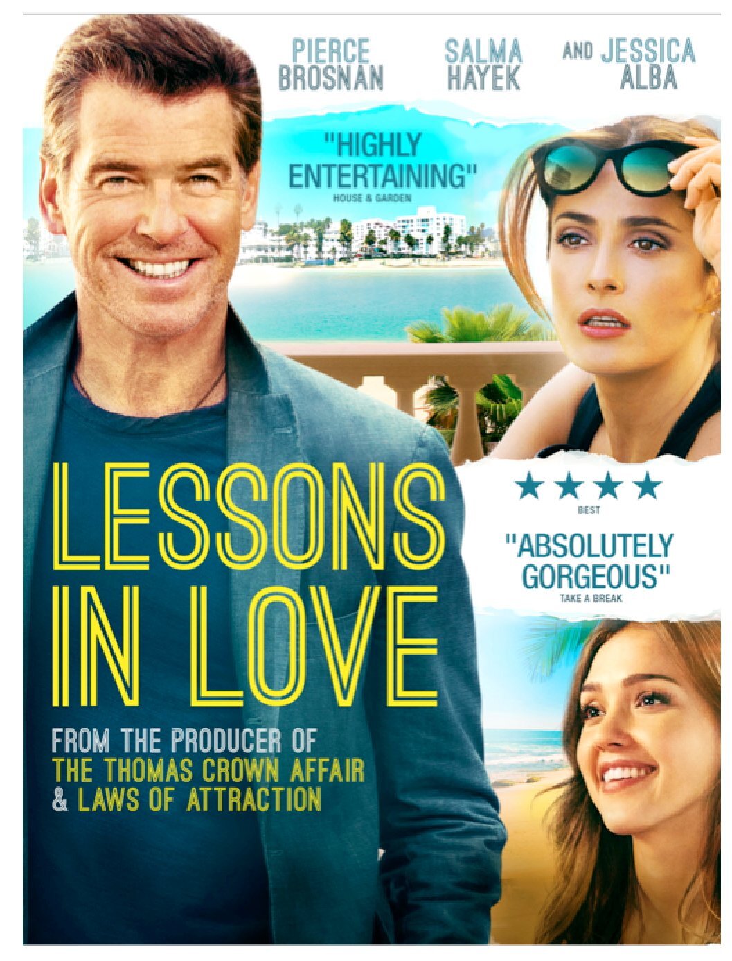 Lessons In Love (DVD) Pierce Brosnan Salma Hayek Jessica Alba Malcolm McDowell