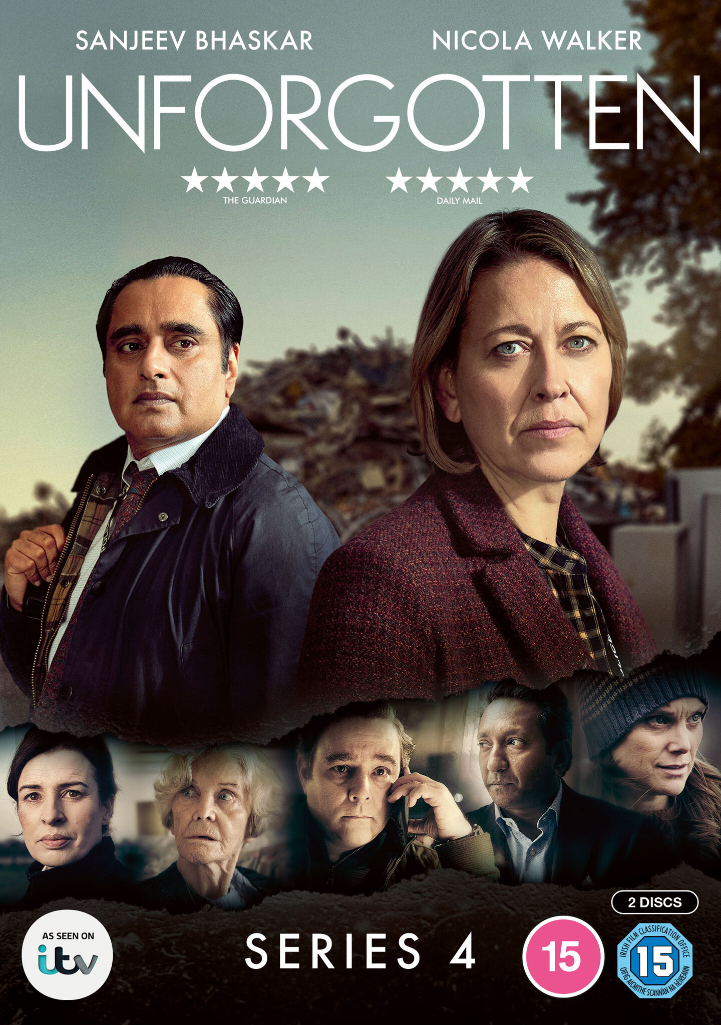 Unforgotten: Series 4 (DVD) Liz White Sheila Hancock Phaldut Sharma Susan Lynch