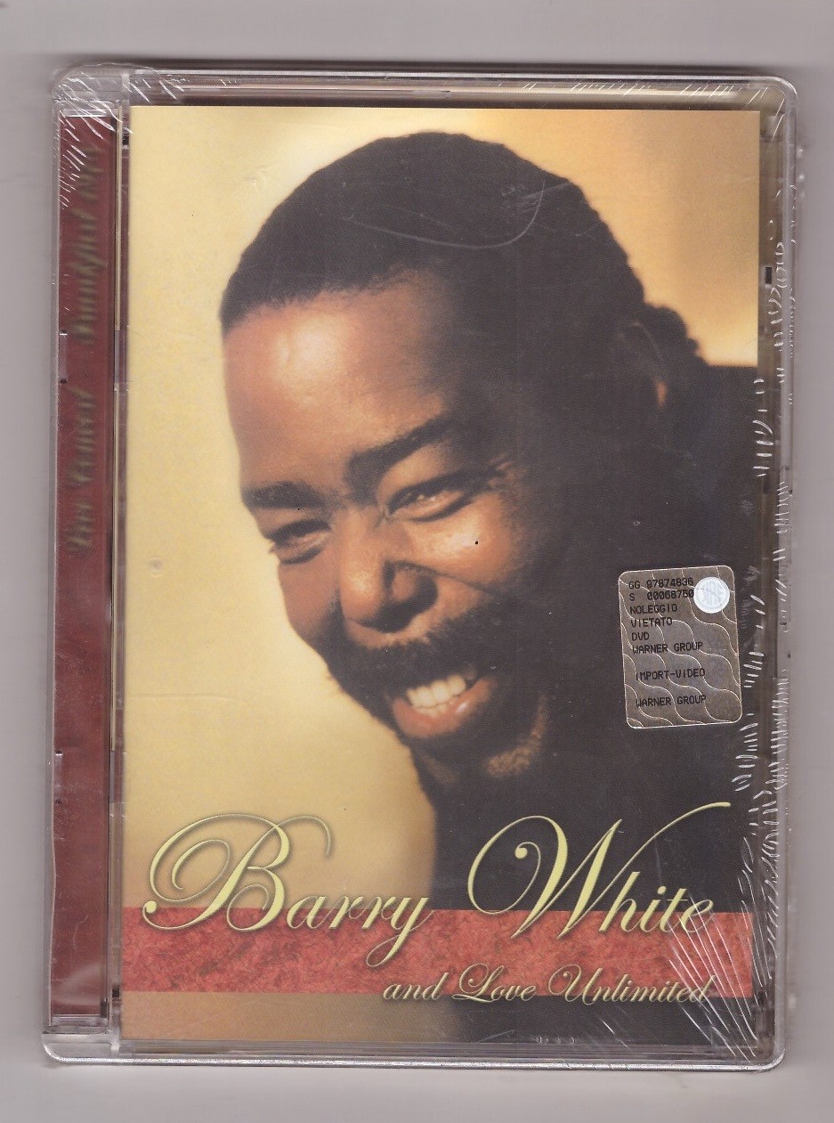 BARRY WHITE - AND LOVE UNLIMITED  DVD CUSTODIA JEWEL NUOVO SIGILLATO