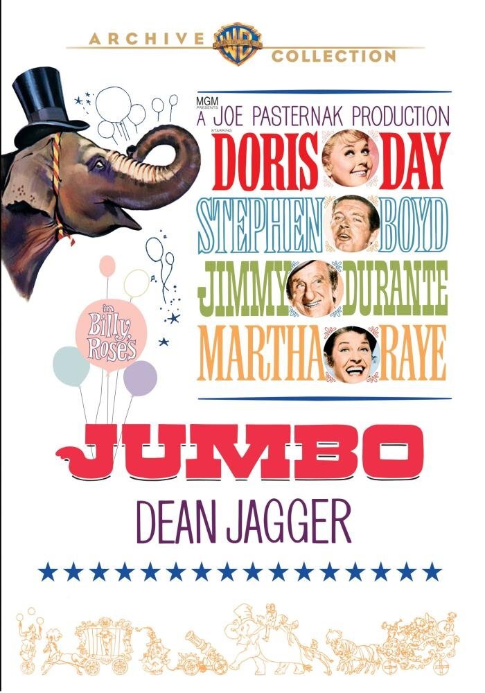 Billy Rose's Jumbo (DVD) Martha Raye Stephen Boyd Dean Jagger Doris Day