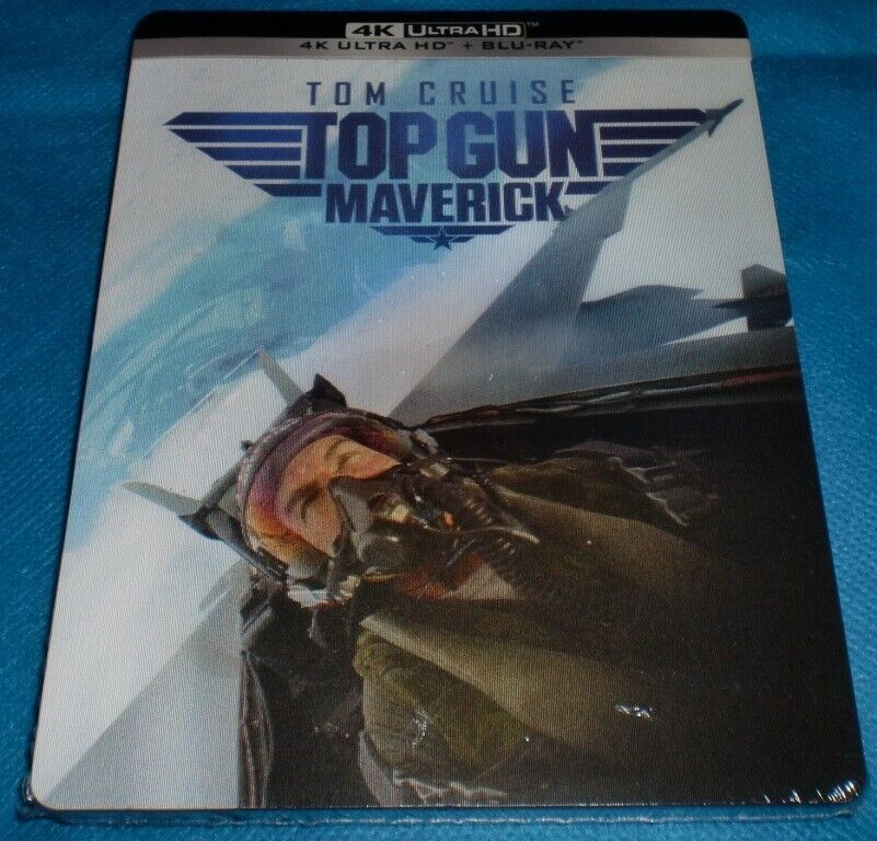 TOP GUN: MAVERICK ESCLUSIVA AMAZON (STEELBOOK 4K UHD+ BLU-RAY+LENTICOLARE)NUOVO