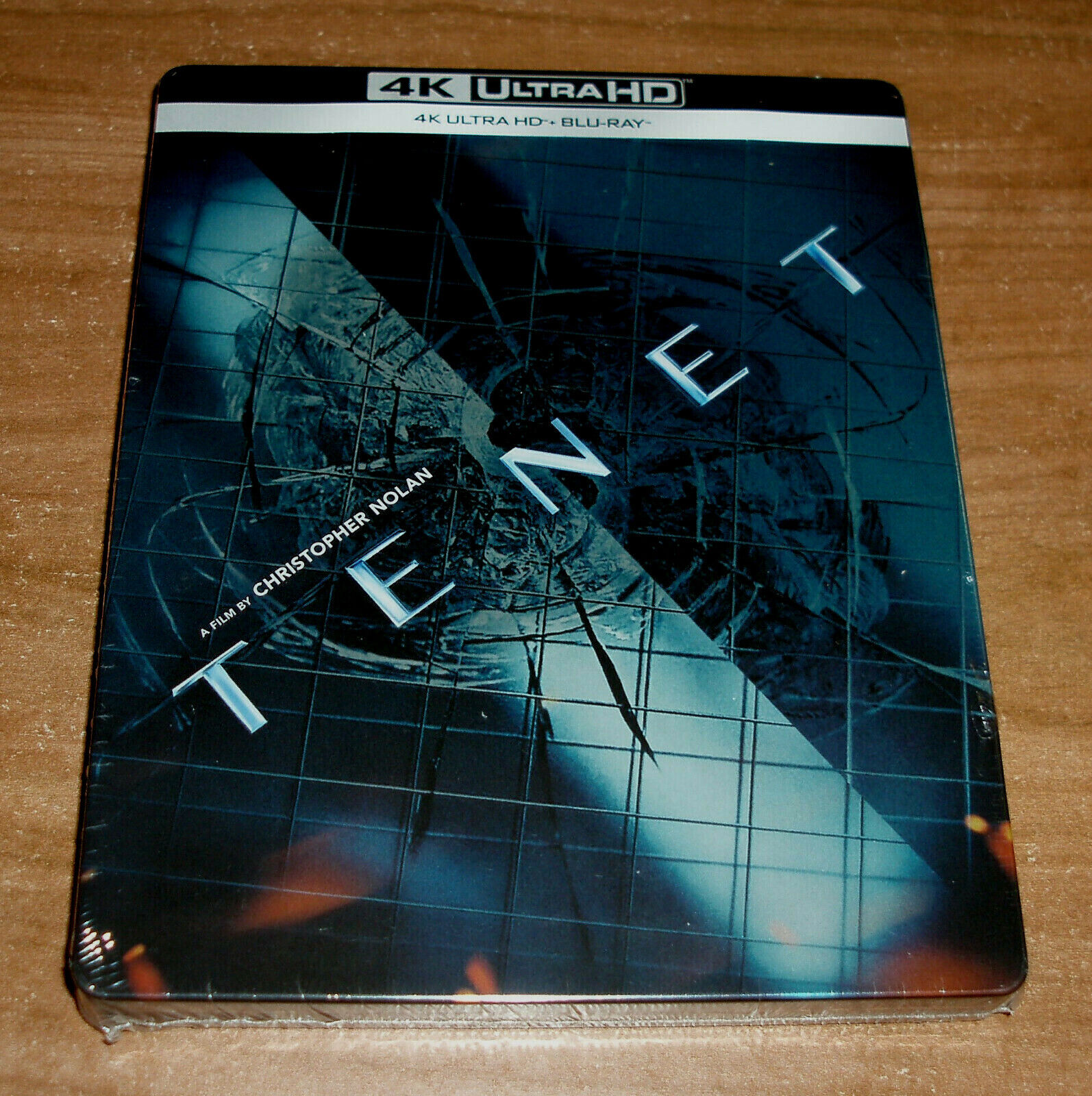 Tenet 4K UHD +Blu-Ray +Blu-Ray Steelbook Extra Nuovo Sigillato Azione Thriller